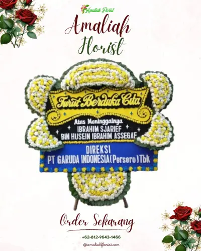 Papan Bunga Duka di Rumah Duka Daan Mogot (cabang)